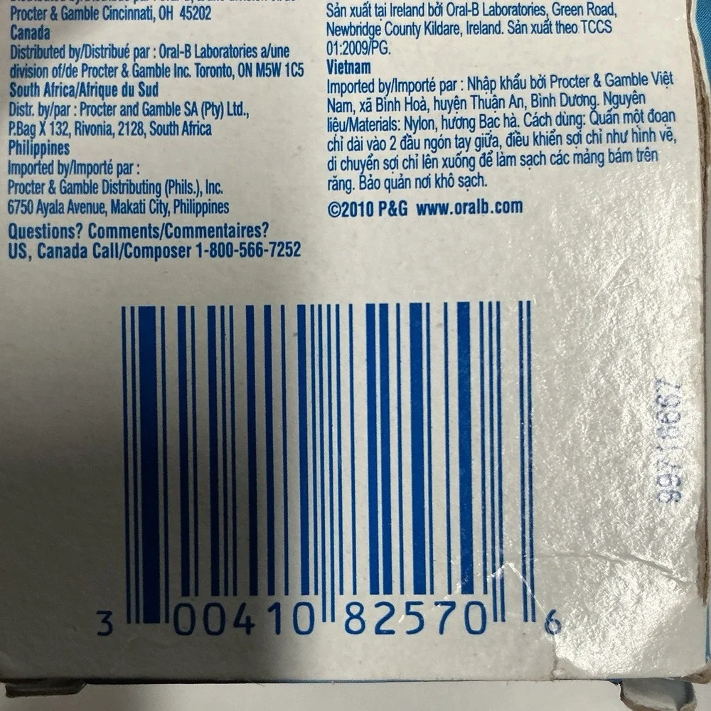 Oral-B Super Floss Pre-Cut Strands Dental‎ Floss, Mint, 50 Count Lot Of 3